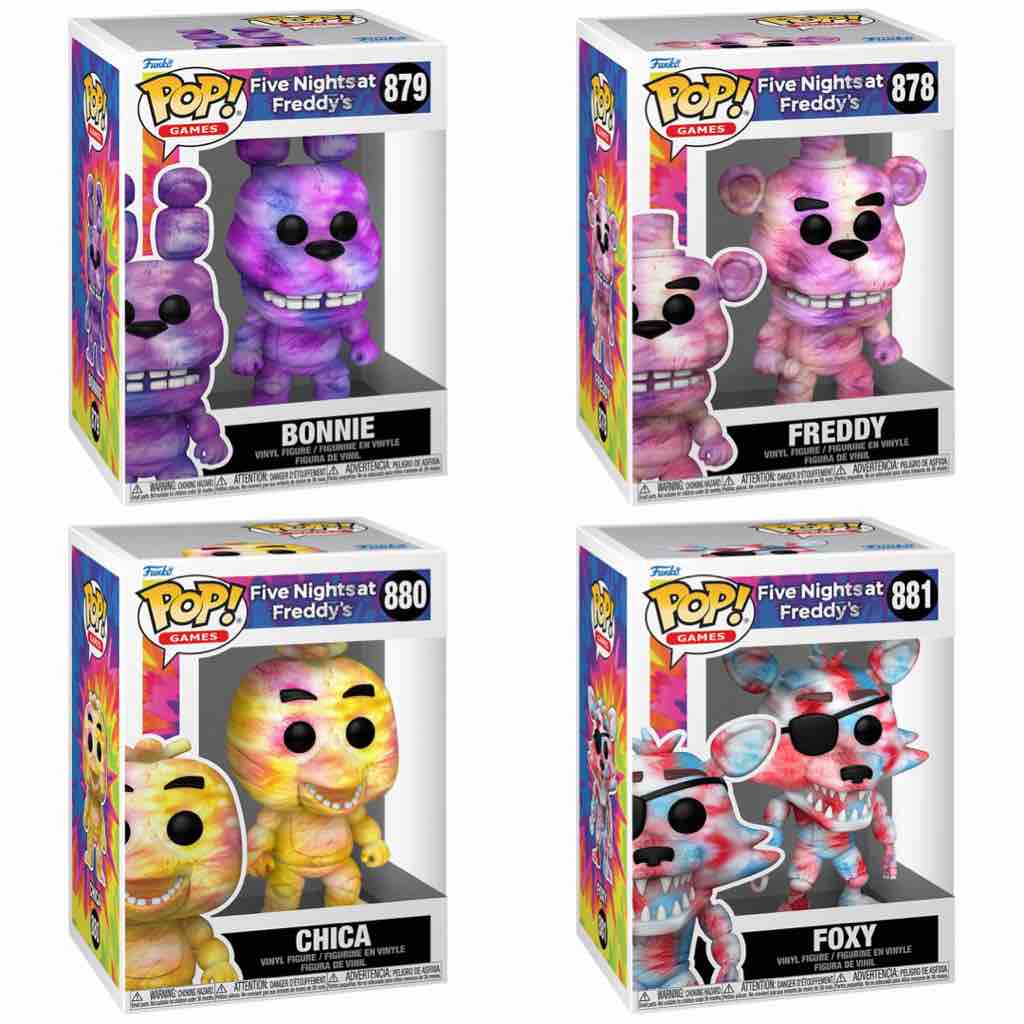 Funko Pop! Games: Five Nights at Freddy's - Tie-Dye Bundle - Set