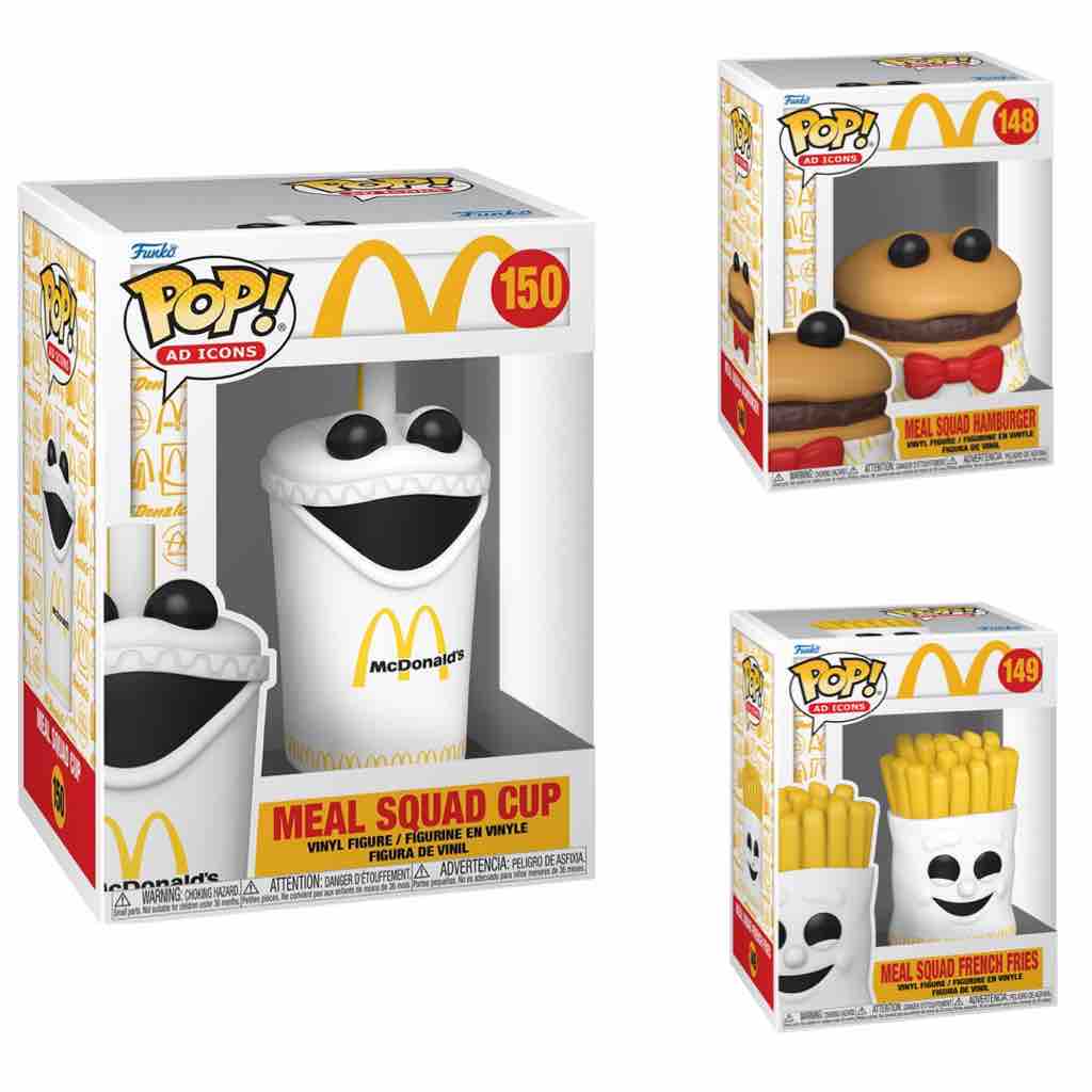 Pre-Order) Funko Pop! Ad Icons: McDonald's - Meal Squad Bundle