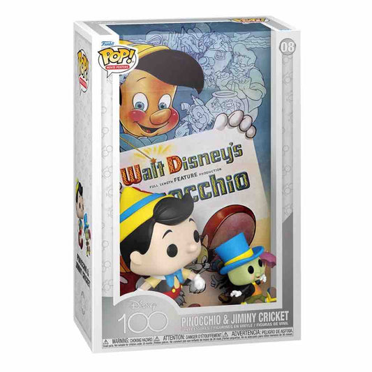 (Pre-Order) Funko Pop! Movie Posters: Disney 100 - Pinocchio and Jiminy Cricket