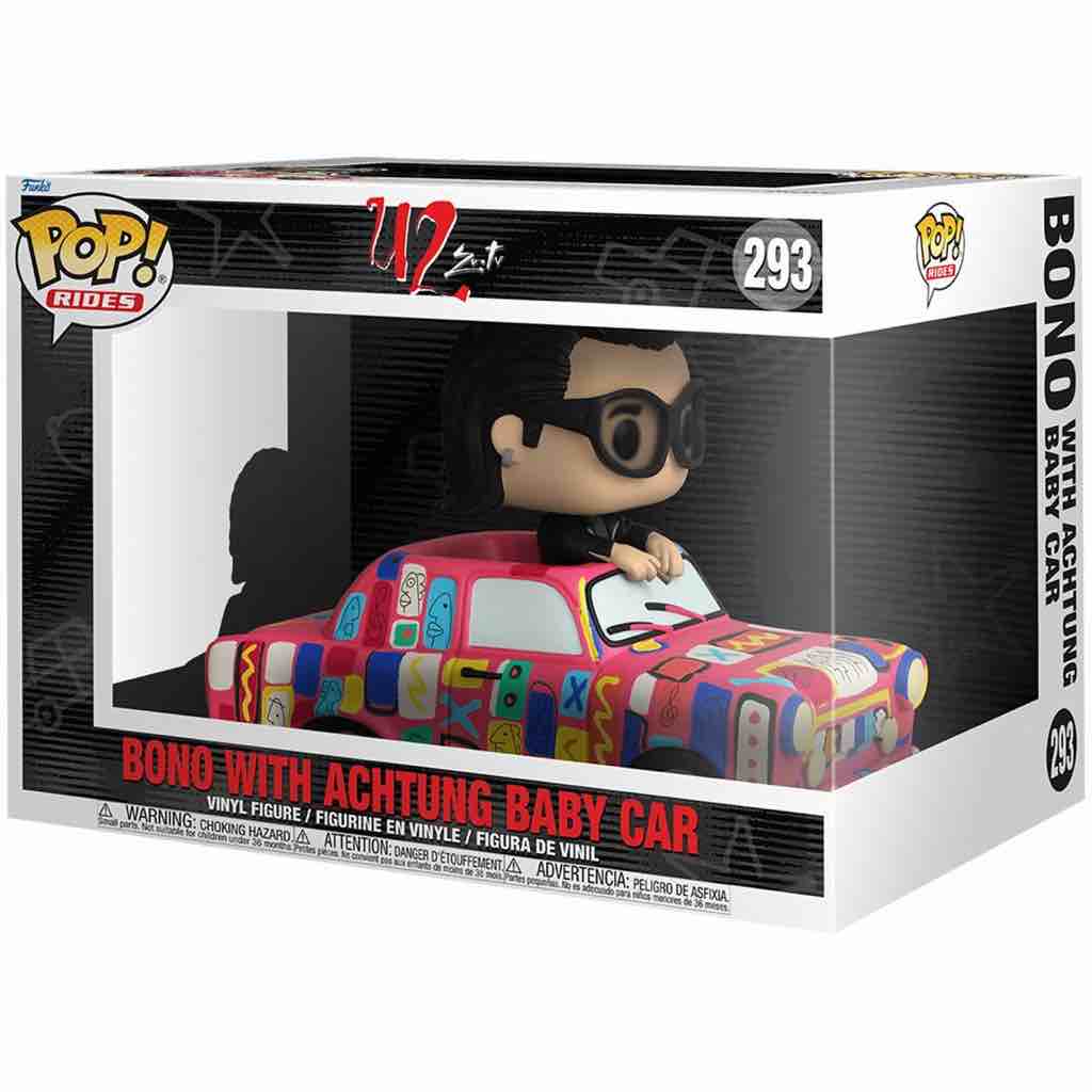 Funko Pop! Rides Deluxe: U2 - Bono With Achtung Baby Car