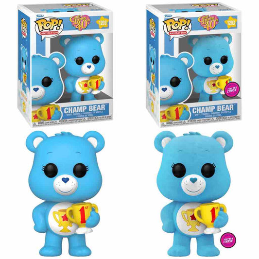 (Pre-Order) Funko Pop! Animation: Care Bears 40th Anniversary - Champ Bear (Chase Bundle)