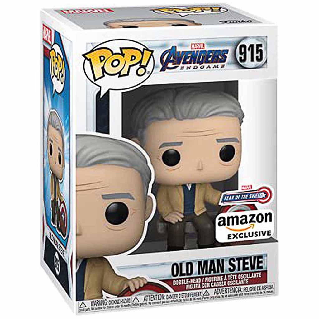 Funko Pop! Marvel: YOTS - Old Man Steve - Amazon Exclusive