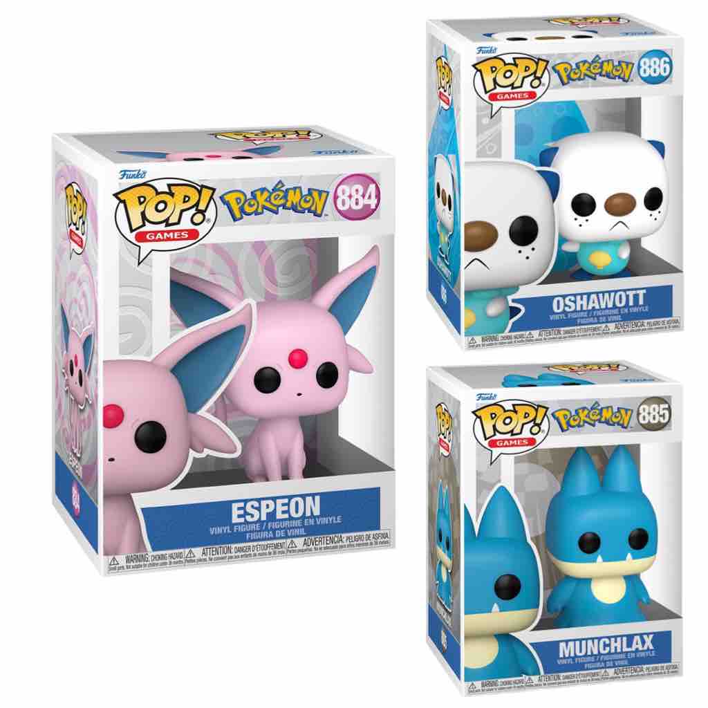 Pre-Order) Funko Pop! Games: Pokémon Bundle - Set Of 3 – Box Of Pops