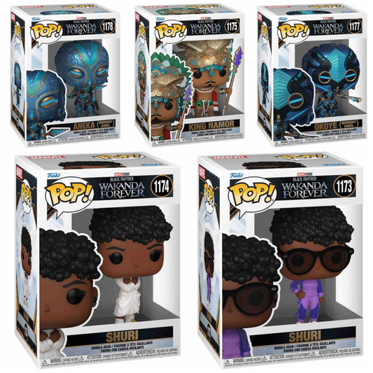 (Pre-Order) Funko Pop! Marvel: Black Panther: Wakanda Forever Bundle Wave 2 - Set Of 5