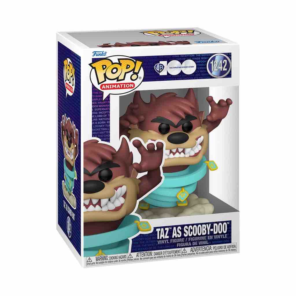 (Pre-Order) Funko Pop! Animation: WB 100th Looney Tunes x Scooby Doo - Taz as Scooby Doo