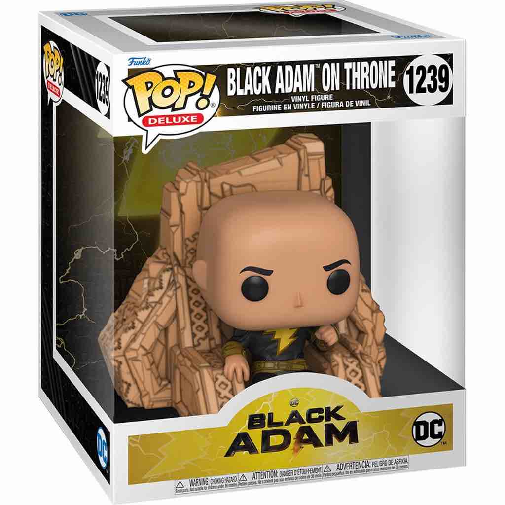 Funko Pop! Deluxe: Black Adam - Black Adam On Throne