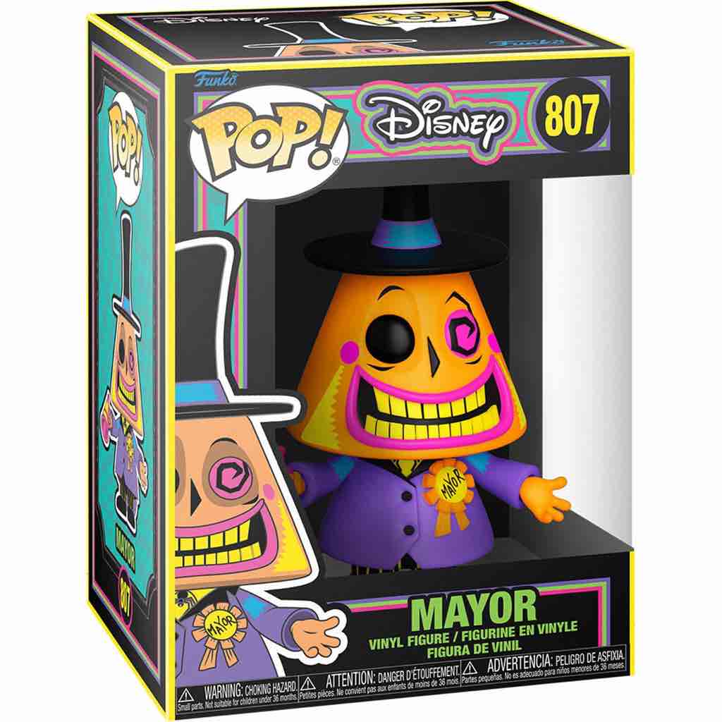 Funko Pop! Disney: The Nightmare Before Christmas Blacklight - Mayor