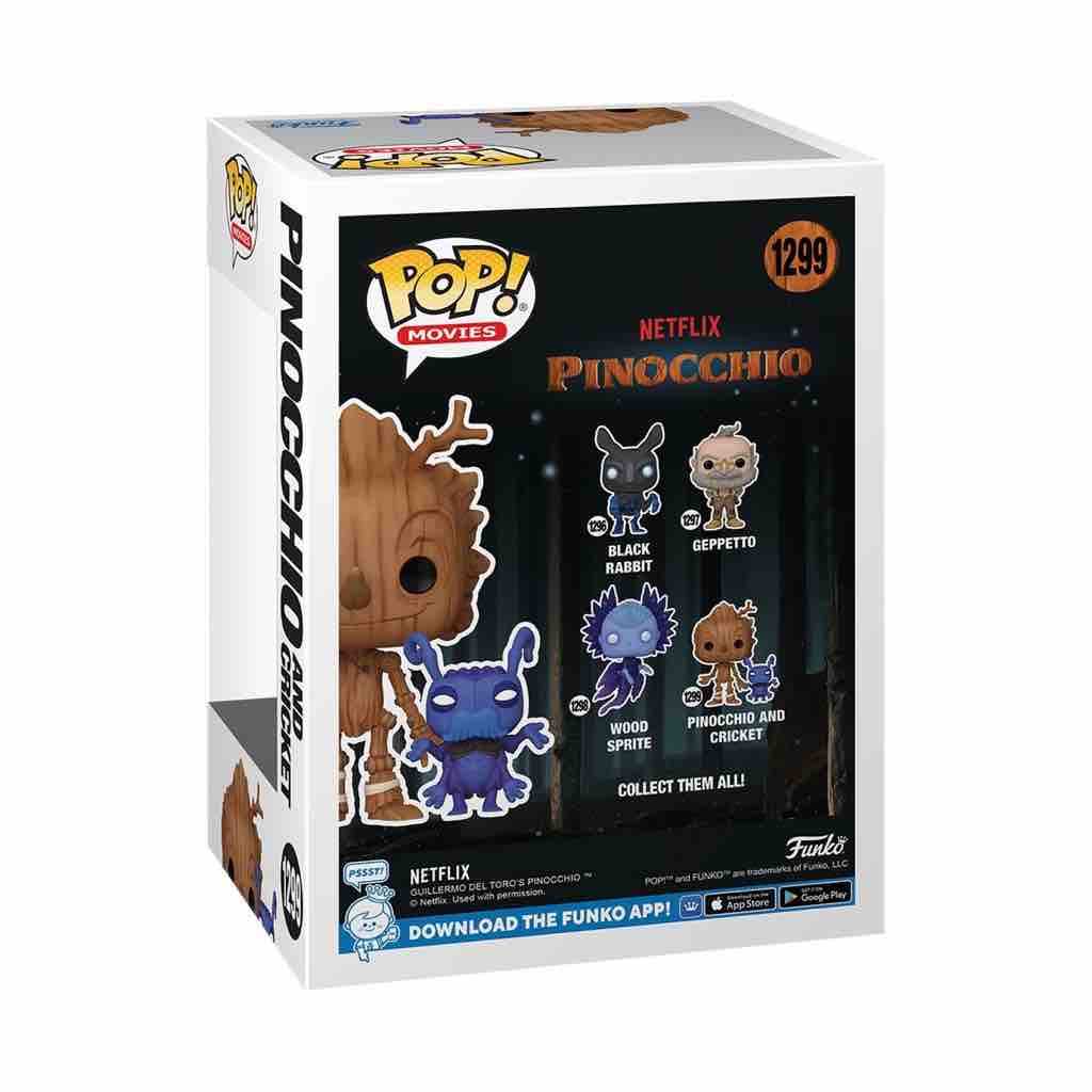 (Pre-Order) Funko Pop! Movies: Netflix Pinocchio - Pinocchio and Cricket