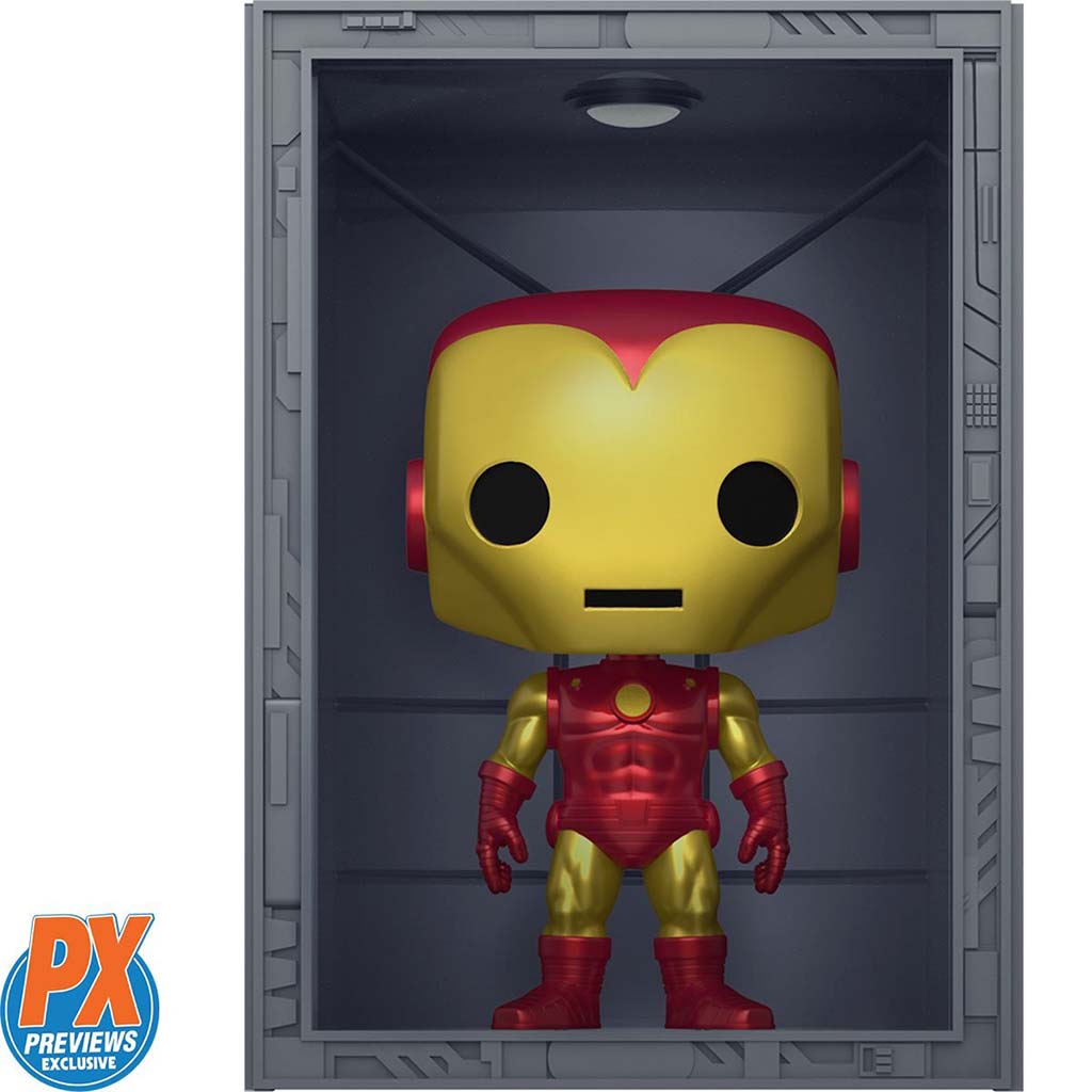 Funko Pop! Deluxe Marvel: Hall of Armor Iron Man Model 4 - Previews Exclusive