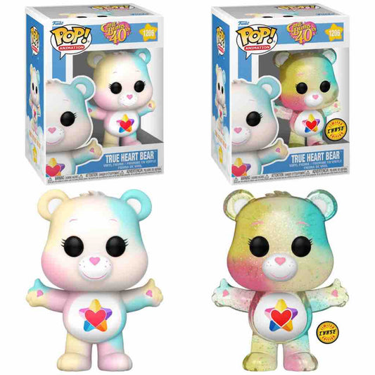 (Pre-Order) Funko Pop! Animation: Care Bears 40th Anniversary - True Heart Bear (Chase Bundle)