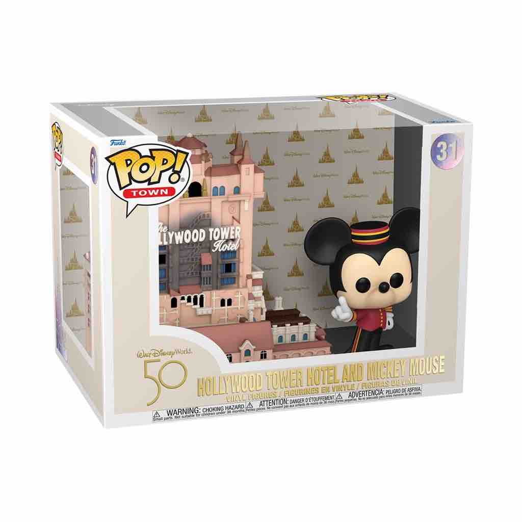 Funko Pop! Town: Walt Disney World 50th Anniversary - Tower of Terror with Mickey