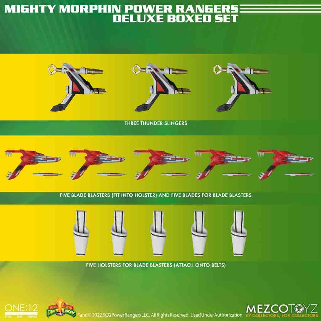 (Pre-Order) Mighty Power Rangers One:12 Collective Deluxe Boxed Set