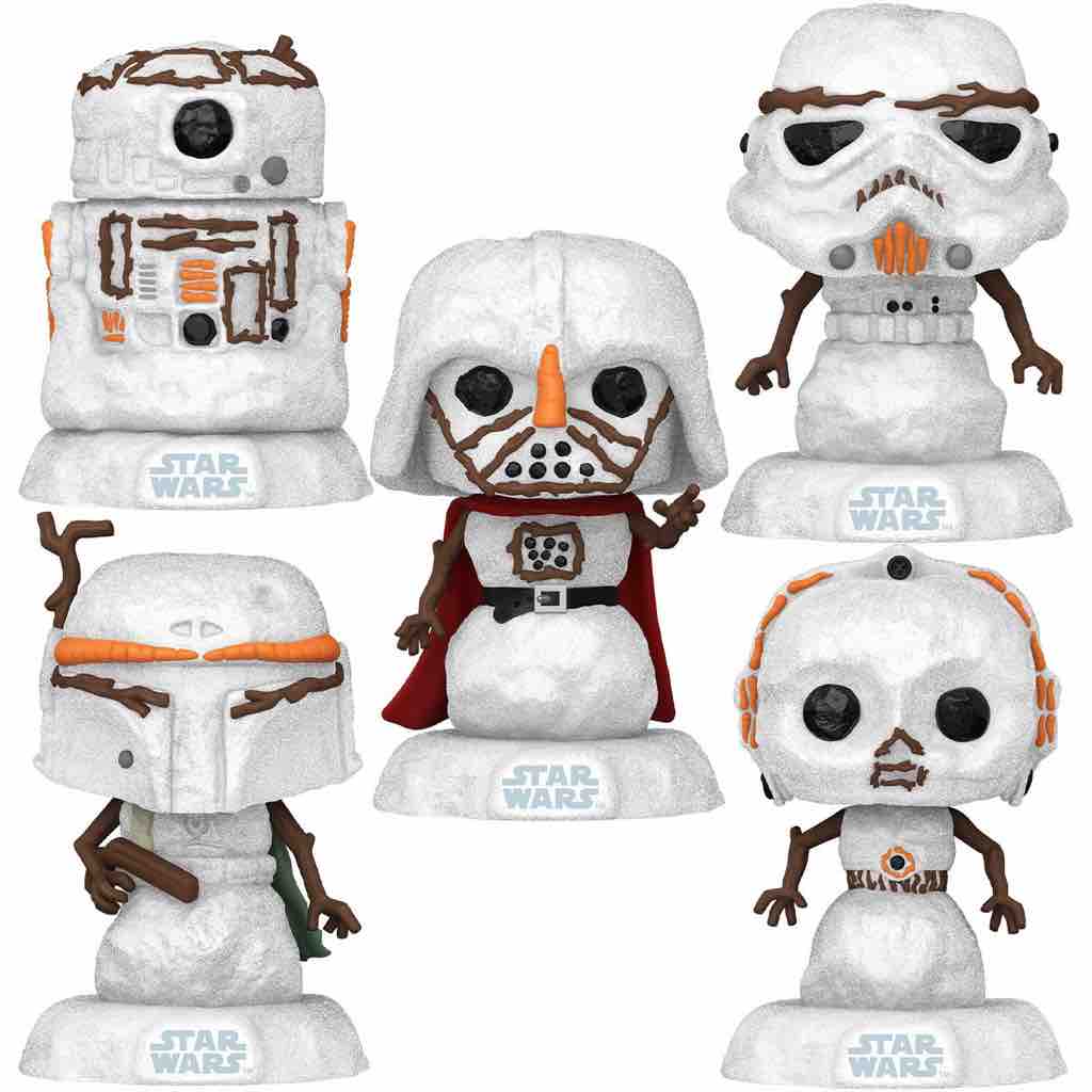 Funko Pop! Holiday: Star Wars - Snowman Bundle - Set Of 5