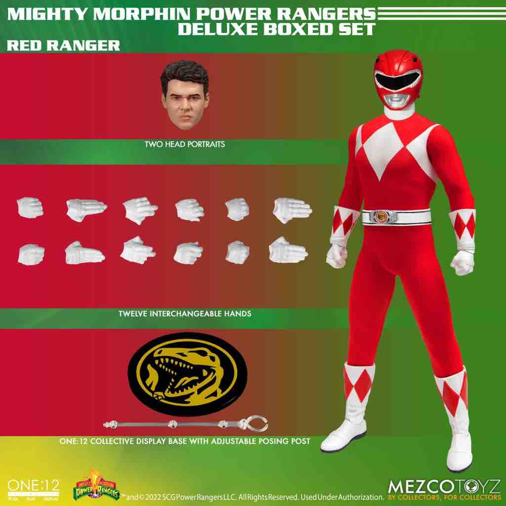 (Pre-Order) Mighty Power Rangers One:12 Collective Deluxe Boxed Set