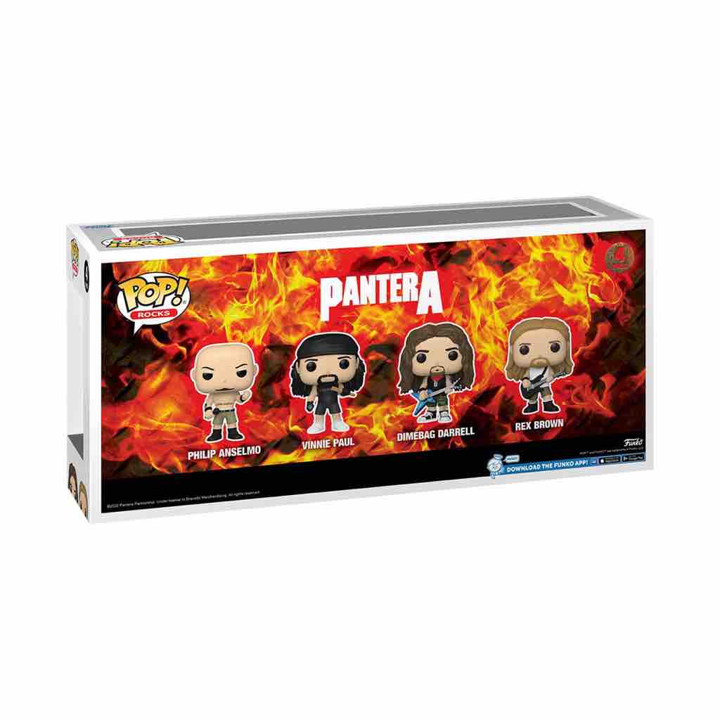 (Pre-Order) Funko Pop! Rocks: Pantera 4 Pack