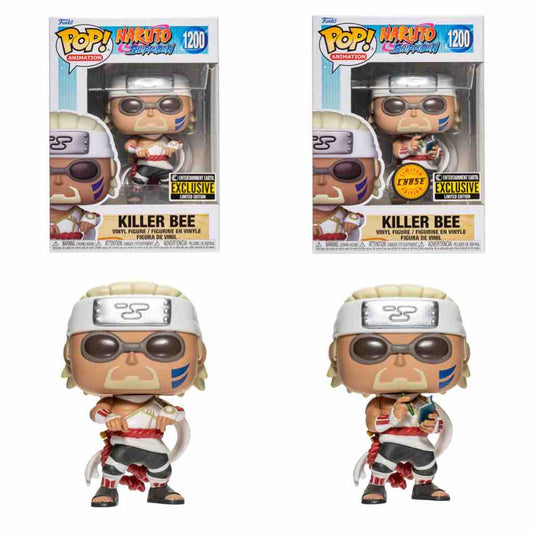 Funko Pop! Animation: Naruto Shippuden - Killer Bee - Entertainment Earth Exclusive (Chase Bundle)