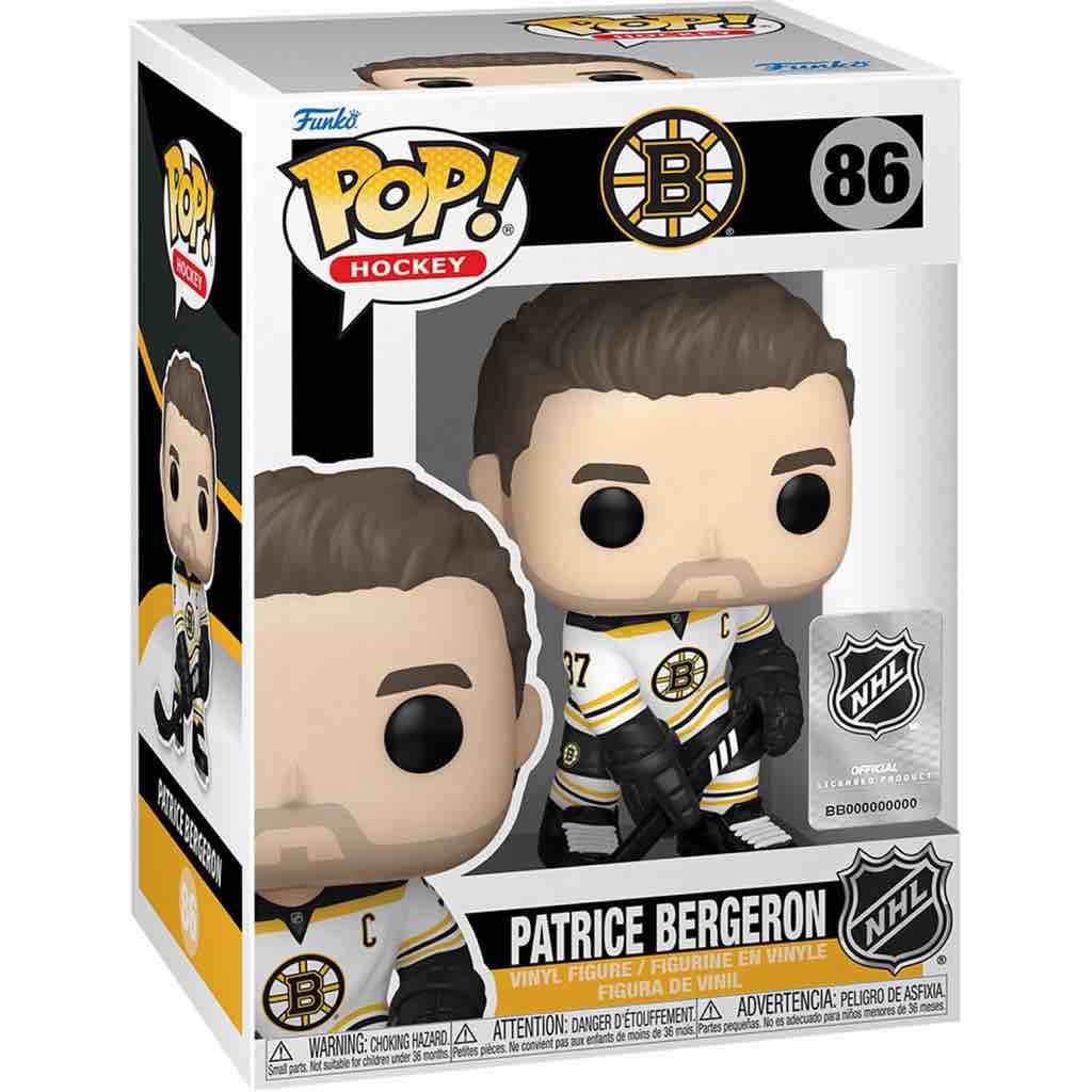 Funko Pop! NHL: Bruins - Patrice Bergeron (Road)