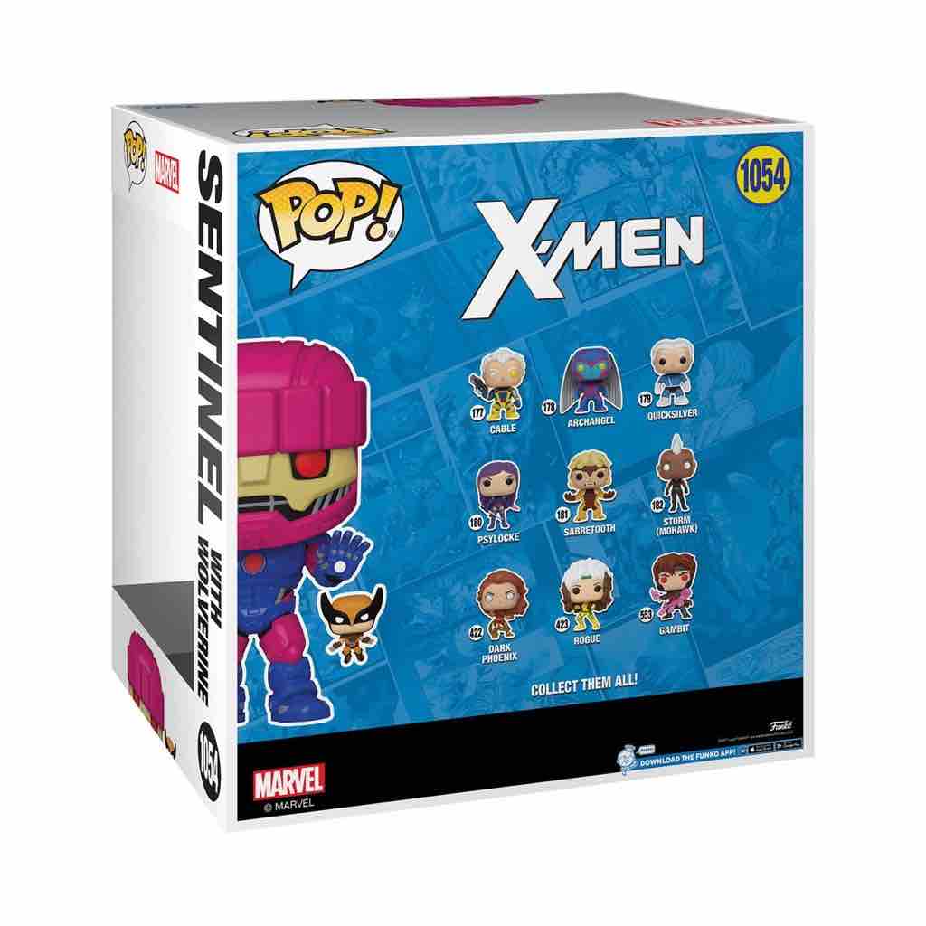 (Pre-Order) Funko Pop! X-Men - Sentinel with Wolverine Jumbo 10-Inch (Chance Of Chase)
